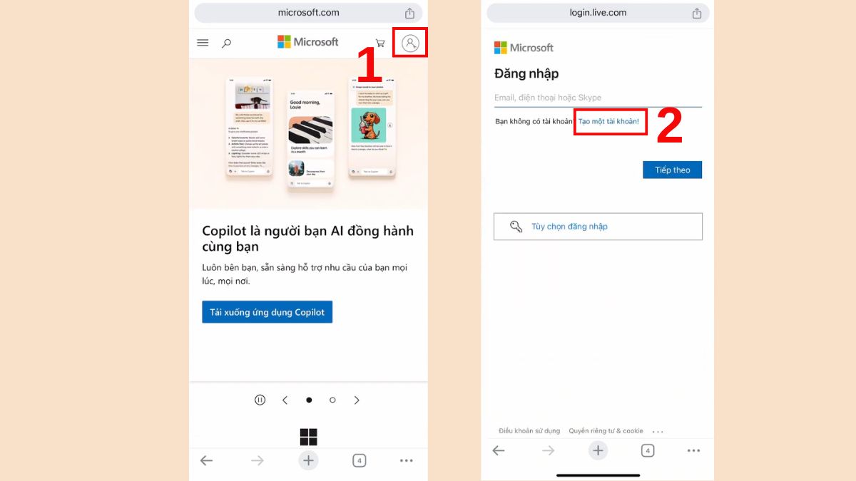 C ch T o T i Kho n Microsoft Tr n M y T nh i n Tho i C ch t o t i kho n microsoft tr n m y t nh i n tho i